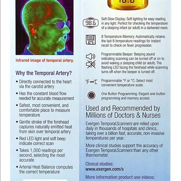 Exergen Thermometer - Picture 3 of 3